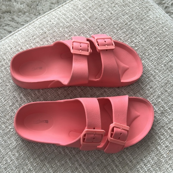 Aquatherm Pink Slip On Buckle Strappy Slides Sandals EU 39 - Picture 11 of 13